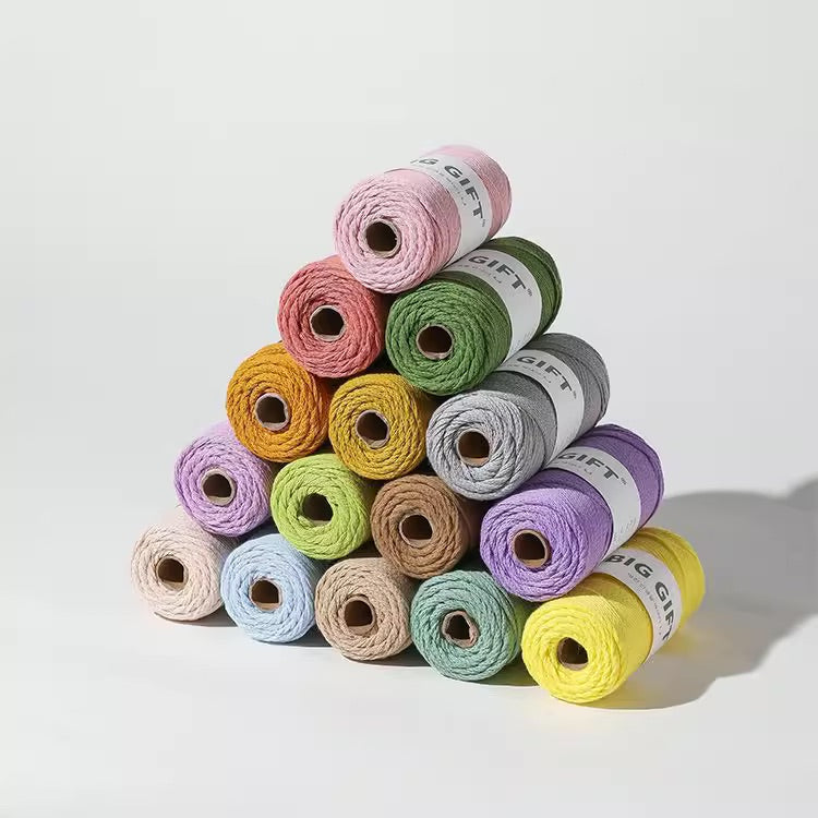 150g Drop Air Cotton Yarn for Crochet – 2mm Thick, Waterproof, Stiff Lightweight Yarn for Handmade Bags