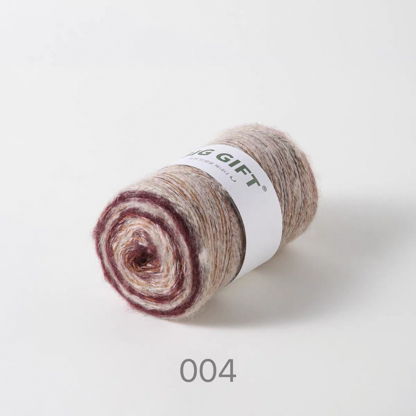 Hand-Dyed Gradient Mohair Wool Yarn – Chunky Multi-Strand for Bags, Hats & Outerwear 300g
