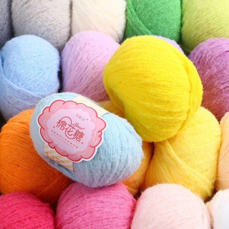 Marshmallow Nylon Yarn – Dark Brown|100% Soft Nylon, 40g | Lightweight & Durable Crochet Yarn