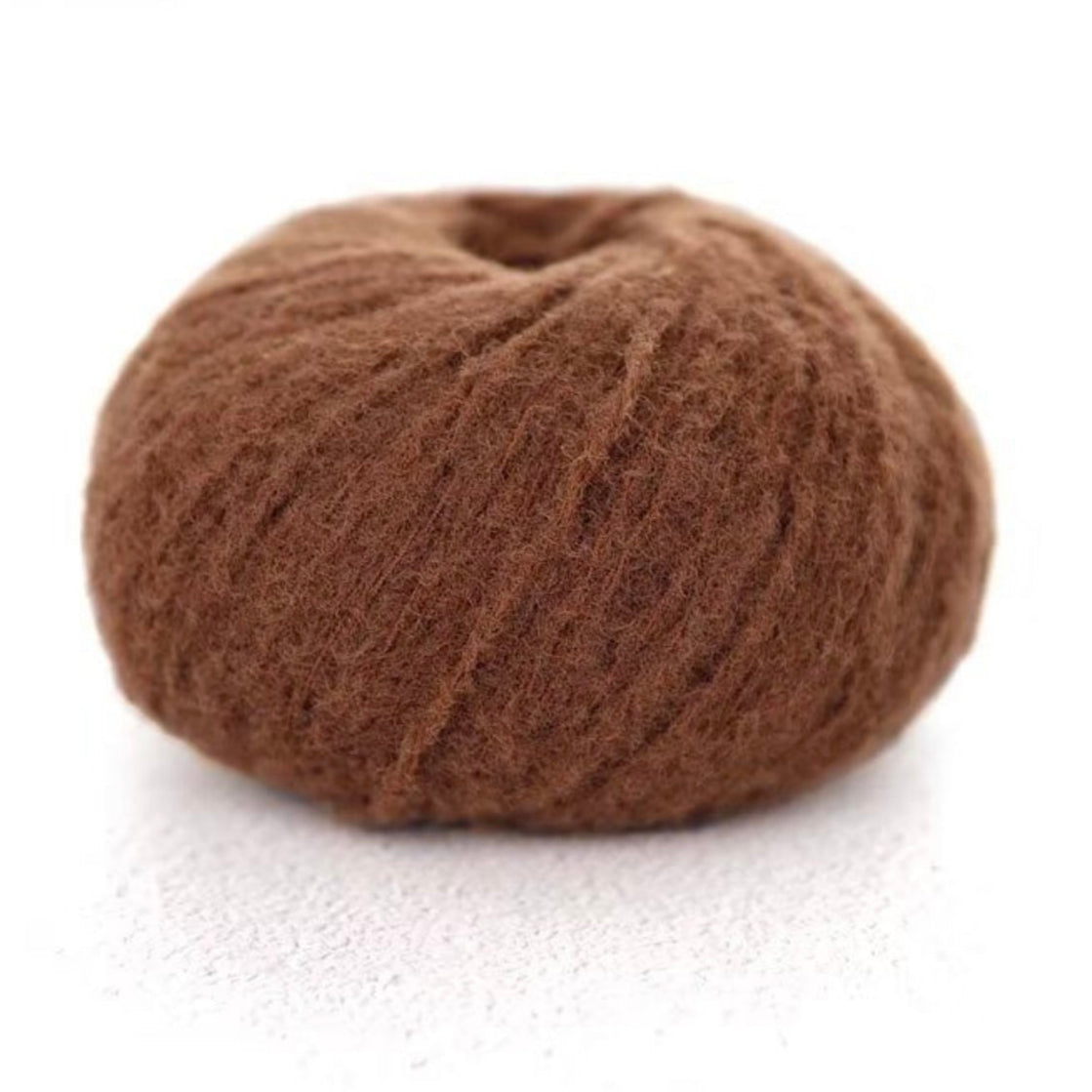Marshmallow Nylon Yarn – Dark Brown|100% Soft Nylon, 40g | Lightweight & Durable Crochet Yarn