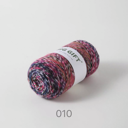 Hand-Dyed Gradient Mohair Wool Yarn – Chunky Multi-Strand for Bags, Hats & Outerwear 300g