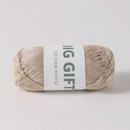 Tencel-Linen Lace Yarn 50g– Lightweight Summer Yarn for Crochet & Knitting (1.0mm / 70% Tencel, 30% Linen)