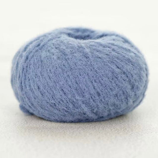 Marshmallow Nylon Yarn – Denim Blue|100% Soft Nylon, 40g | Lightweight & Durable Crochet Yarn