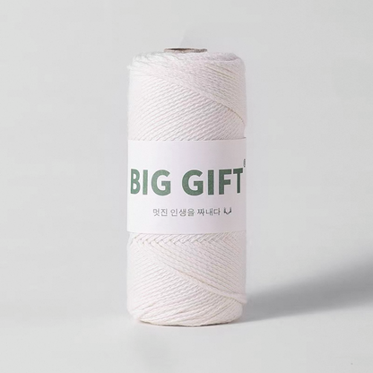 150g Drop Air Cotton Yarn for Crochet – 2mm Thick, Waterproof, Stiff Lightweight Yarn for Handmade Bags