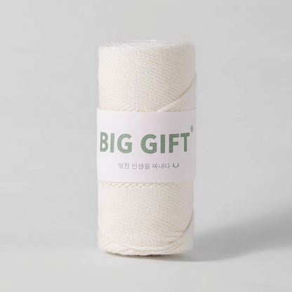 150g Drop Air Cotton Yarn for Crochet – 2mm Thick, Waterproof, Stiff Lightweight Yarn for Handmade Bags