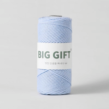 150g Drop Air Cotton Yarn for Crochet – 2mm Thick, Waterproof, Stiff Lightweight Yarn for Handmade Bags